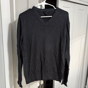 Banana Republic Charcoal V-Neck Sweater